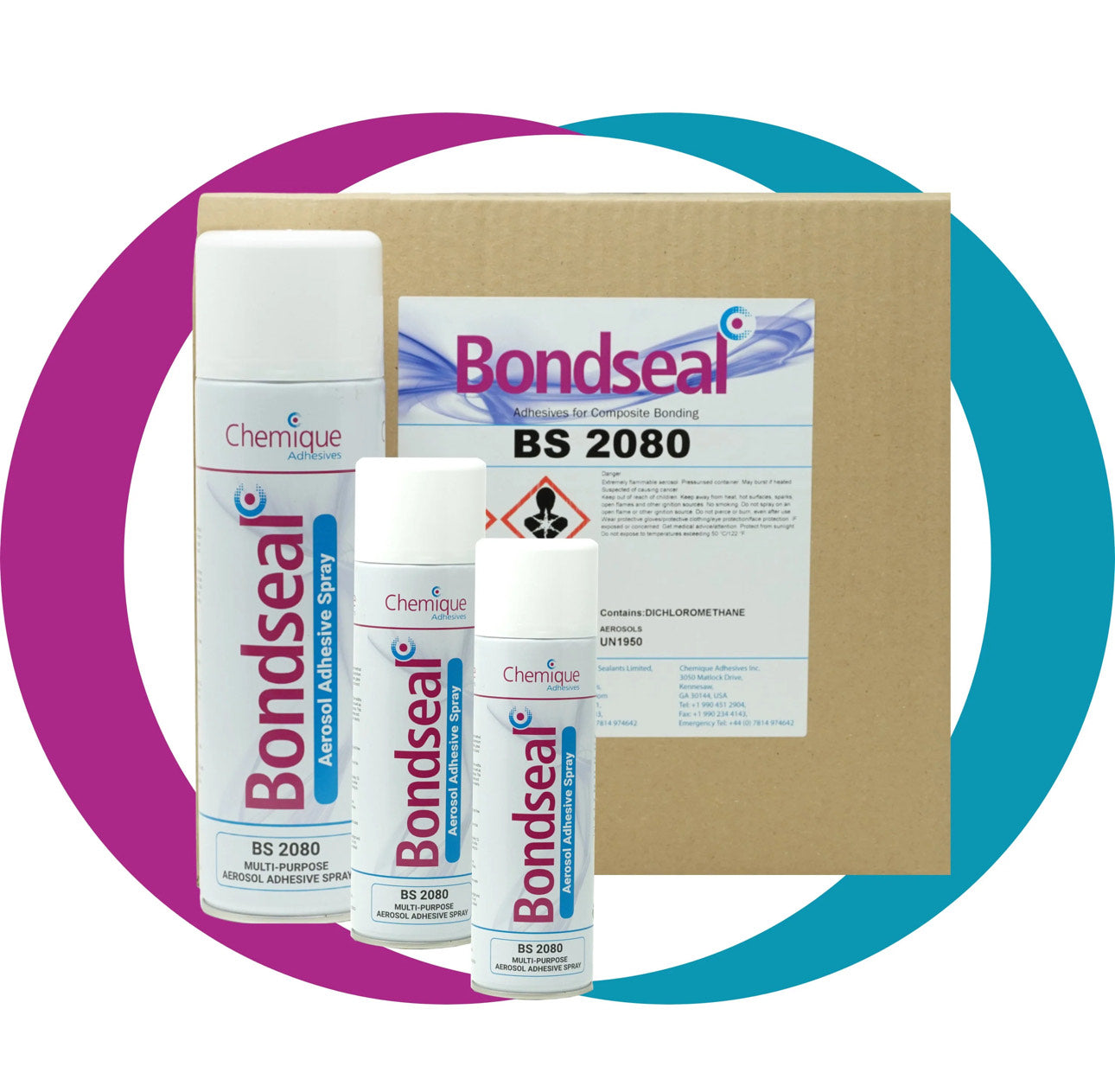 TrialTack Glue -  Bondseal 2080: Do-It-All Spray Adhesive